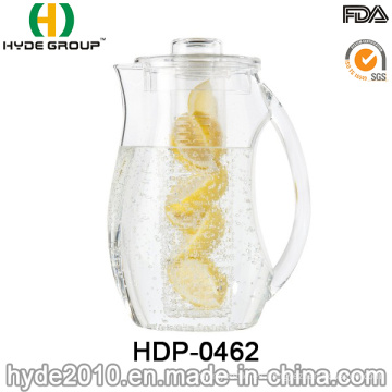 Jarra de acrílico modificada para requisitos particulares de la infusión de la fruta del plástico 2L / 2.5L (HDP-0462)